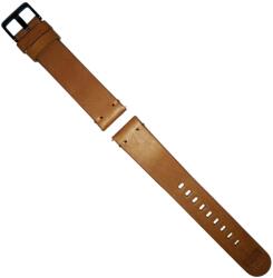 Samsung Galaxy Watch6 / Watch6 Classic okosóra szíj - Essex Belt barna bőr szíj (20 mm szíj szélesség)