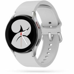 Samsung Galaxy Watch6 / Watch6 Classic okosóra szíj - szürke szilikon szíj