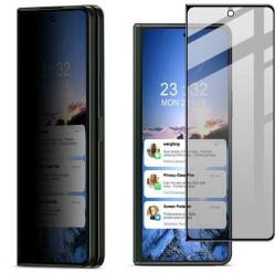  Temp-glass6312737638 Samsung Galaxy Z Fold5 / Z Fold4 betekintésvédelemmel ellátott karcálló, ütésálló kijelzővédő üvegfólia, 9H tempered glass, törlőkendővel (Betekintésgátló) (Temp-glass6312737638)