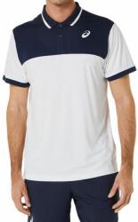 Asics Court Polo Shirt - brilliant white/midnight - Fehér
