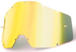100% Plexi cromat auriu pentru ochelarii de motocross 100% Racecraft/Accuri/Strata (AIM152-124)
