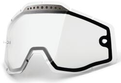 100% Dublu plexi transparent pentru ochelari de motocross 100% Racecraft/Accuri/Strata (AIM152-159)