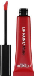 L'Oréal Ruj Lichid L Oreal Paris Infallible Lip Paint Matte 204 Red actually, 8 ml