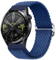 BSTRAP Elastic Nylon curea pentru Huawei Watch GT3 42mm, cold blue (SSG024C0308)