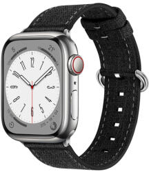 BSTRAP Denim curea pentru Apple Watch 38/40/41mm, black (SAP015C01)