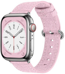 BSTRAP Denim curea pentru Apple Watch 38/40/41mm, pink (SAP015C07)