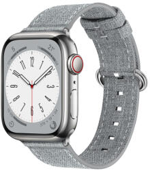 BSTRAP Denim curea pentru Apple Watch 38/40/41mm, gray (SAP015C02)