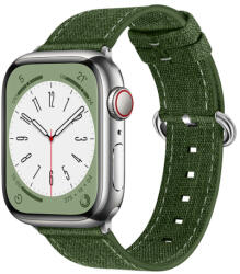 BSTRAP Denim curea pentru Apple Watch 38/40/41mm, olive green (SAP015C08)