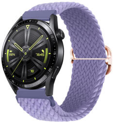 BSTRAP Elastic Nylon curea pentru Samsung Galaxy Watch Active 2 40/44mm, lavender (SSG024C06)