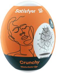 Orion Crunchy Egg - Masturbator portocaliu, 7 cm
