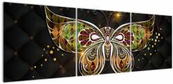 Mivali Tablou - Fluture magic, din trei bucăți 150x50 cm (V022756V15050)