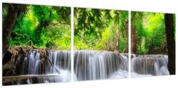 Mivali Tablou - cascada din Kanchanaburi, Thailanda, din trei bucăți 90x30 cm (V023684V9030)