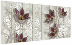Mivali Tablou - Flori decorative, dintr-o bucată 120x50 cm (V023970V12050)