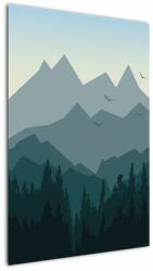 Mivali Tablou - Munții cu privirea graficeanului, dintr-o bucată 60x90 cm (V022142V6090)