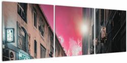 Mivali Tablou - Artificii din Marseille, din trei bucăți 120x40 cm (V021622V12040)