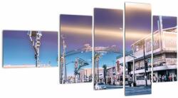 Mivali Tablou cu strada în Las Vegas, din cinci bucăți 110x60 cm (V020567V11060)