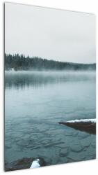Mivali Tablou - lacul nordic înghețat, dintr-o bucată 60x90 cm (V020225V6090)
