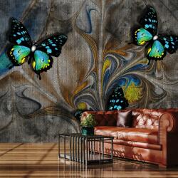 Mivali Fototapet - Fluturi strălucitori în tablou, vlies, 539x389 cm (T100479TQ11)