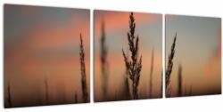 Mivali Tablou - Silueta plantei, din trei bucăți 90x30 cm (V022647V9030)