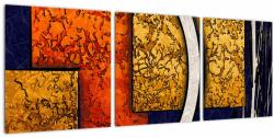 Mivali Tablou abstract, din trei bucăți 90x30 cm (V022038V9030)