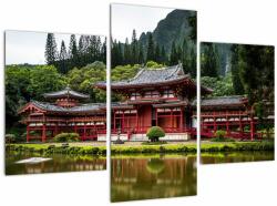 Mivali Tablou - arhitectura Chinezească, din trei bucăți 90x60 cm (V020524V90603PCS)