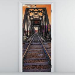 Mivali Fototapet pentru ușă - Pod de cale ferată (D020384D95205)