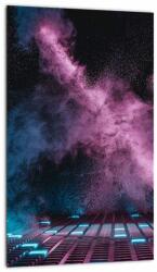 Mivali Tablou - Fum roz-albastru, dintr-o bucată 20x30 cm (V022889V2030)