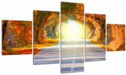 Mivali Tablou - Poarta din copaci, din cinci bucăți 125x70 cm (V022002V12570)