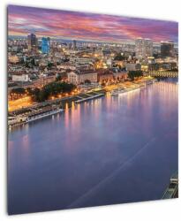Mivali Tablou cu orașul Bratislava cu râu, dintr-o bucată 70x70 cm (V020706V7070)