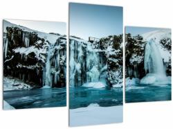 Mivali Tablou cu cascade înghețate, din trei bucăți 90x60 cm (V020230V90603PCS)