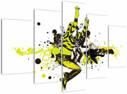 Mivali Tablou - Street dance, din cinci bucăți 150x105 cm (V023542V150105)