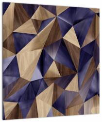 Mivali Tablou - 3D triunghiuri de lemn, dintr-o bucată 40x40 cm (V023479V4040)