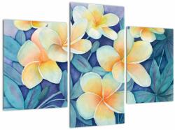 Mivali Tablou - Tufe tropicale, din trei bucăți 90x60 cm (V022834V90603PCS)