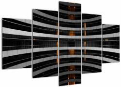 Mivali Tablou abstract - clădire, din cinci bucăți 150x105 cm (V020670V150105)