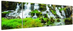 Mivali Tablou - cascade cu plante, din trei bucăți 170x50 cm (V020617V17050)