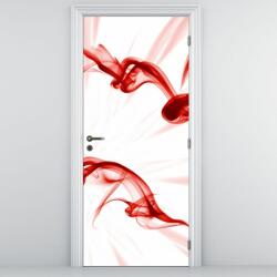 Mivali Fototapet pentru ușă - Inima din fum (D020482D95205)