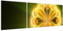 Mivali Tablou cu floare galbenă, din trei bucăți 120x40 cm (V020451V12040)