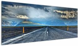 Mivali Tablou cu drum în furtună, dintr-o bucată 145x58 cm (V020688V14558)