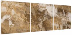 Mivali Tablou - Abstract maro, din trei bucăți 120x40 cm (V023946V12040)