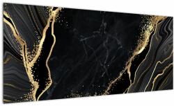 Mivali Tablou abstarcției aurii, dintr-o bucată 100x40 cm (V022157V10040)