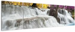 Mivali Tablou cu Erawan cascadă în pădure, din trei bucăți 170x50 cm (V020934V17050)