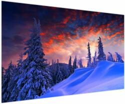 Mivali Tablou - Amurg dev iarnă, dintr-o bucată 150x100 cm (V023321V150100)