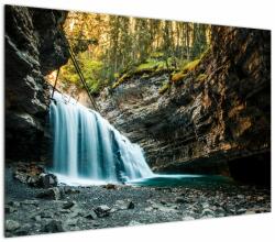 Mivali Tablou cu cascada de pădure, dintr-o bucată 100x70 cm (V020223V10070)