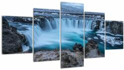 Mivali Tablou - Priveliște la cascade, din cinci bucăți 150x80 cm (V022555V150805PCS)