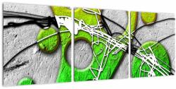 Mivali Tablou abstract, din trei bucăți 90x30 cm (V022077V9030)