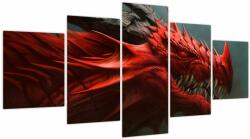 Mivali Tablou - Zmeu, din cinci bucăți 150x80 cm (V023960V150805PCS)