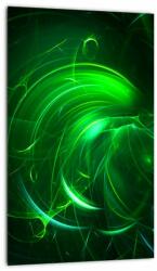 Mivali Tablou - abstracție verde, dintr-o bucată 20x30 cm (V020151V2030)