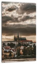 Mivali Tablou Castelului Praga în amurg, dintr-o bucată 20x30 cm (V020608V2030)