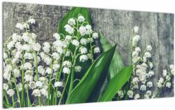 Mivali Tablou pe sticlă cu lăcrimioare, dintr-o bucată 100x50 cm pe sticlă (V020387V10050GD)