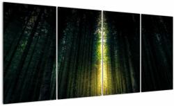 Mivali Tablou cu pădurea întunecată, din patru bucăți 160x80 cm (V020705V16080)